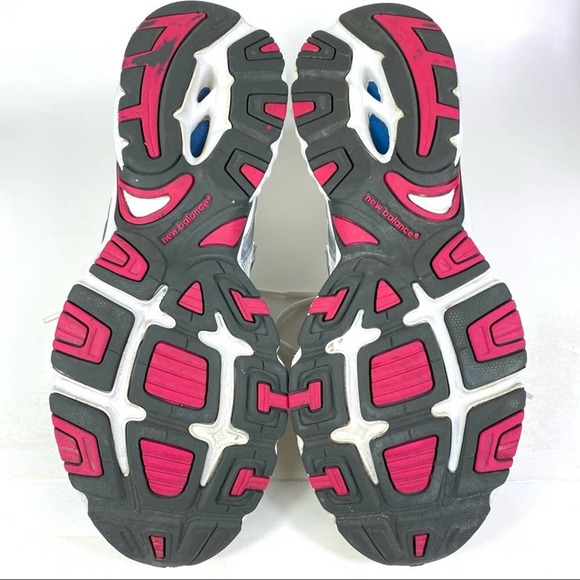 NEW BALANCE 470 MADE IN USA METALLIC SILVER AND PINK SNEAKERS WOMEN’S SIZE 10 - Picture 8 of 13